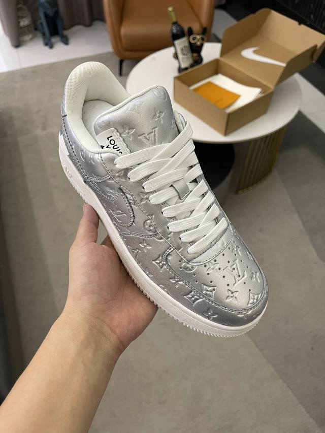 高版本情侣款lv联名 Nik Air Jorda 1 Low Aj1乔丹一代低帮经典复古文化休闲运动篮球鞋 拒绝公底 购置原厂同步原材料 都有细节还原98%原汁