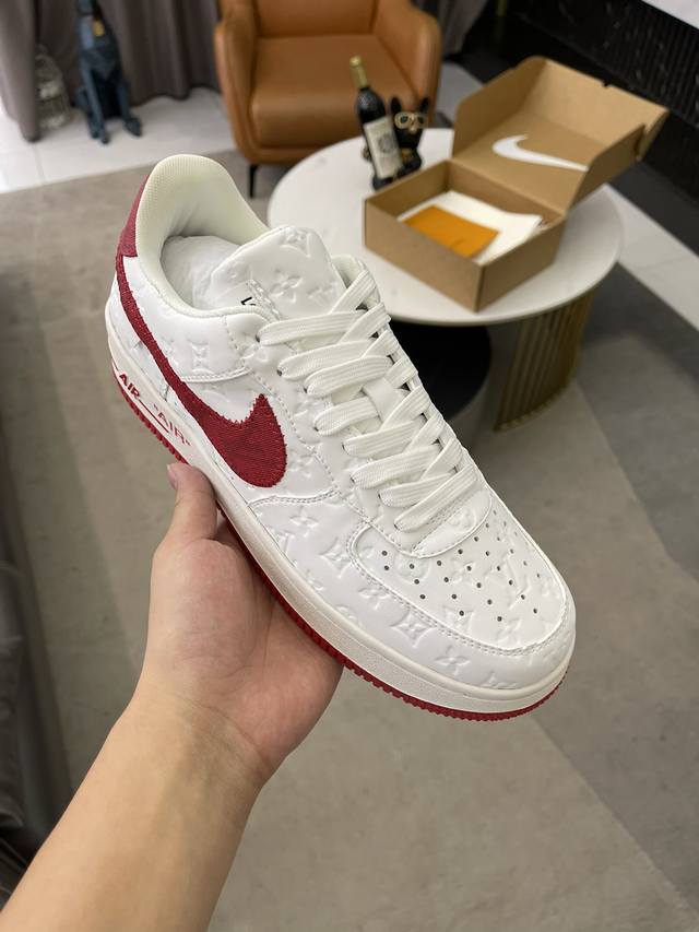 高版本情侣款lv联名 Nik Air Jorda 1 Low Aj1乔丹一代低帮经典复古文化休闲运动篮球鞋 拒绝公底 购置原厂同步原材料 都有细节还原98%原汁