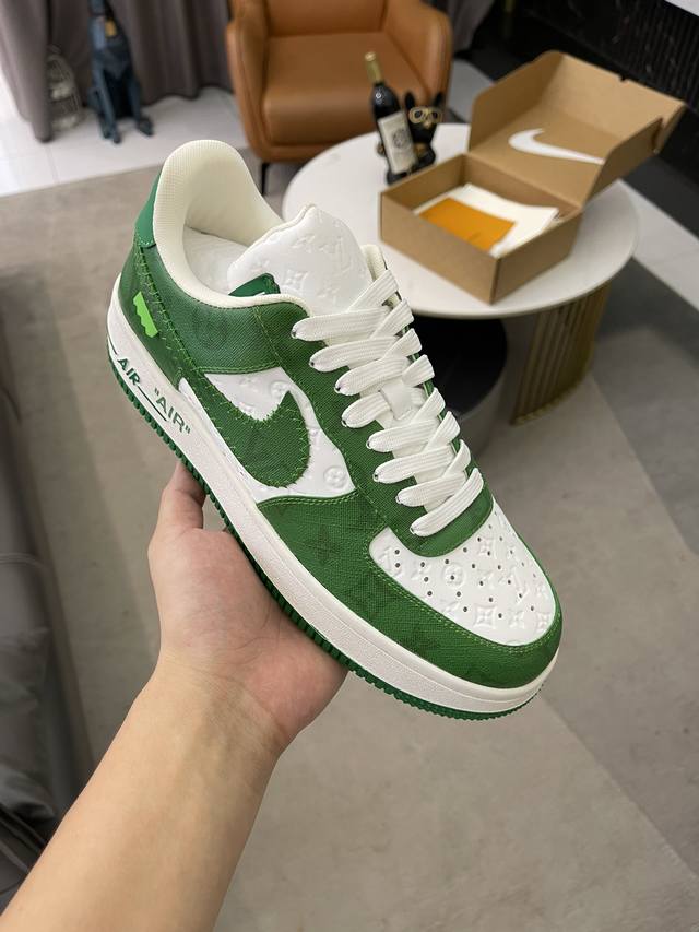 高版本情侣款lv联名 Nik Air Jorda 1 Low Aj1乔丹一代低帮经典复古文化休闲运动篮球鞋 拒绝公底 购置原厂同步原材料 都有细节还原98%原汁