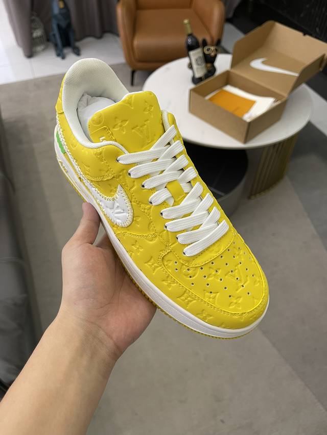 高版本情侣款lv联名 Nik Air Jorda 1 Low Aj1乔丹一代低帮经典复古文化休闲运动篮球鞋 拒绝公底 购置原厂同步原材料 都有细节还原98%原汁