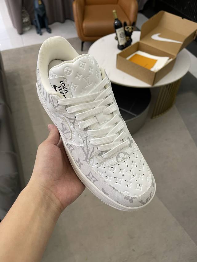 高版本情侣款lv联名 Nik Air Jorda 1 Low Aj1乔丹一代低帮经典复古文化休闲运动篮球鞋 拒绝公底 购置原厂同步原材料 都有细节还原98%原汁