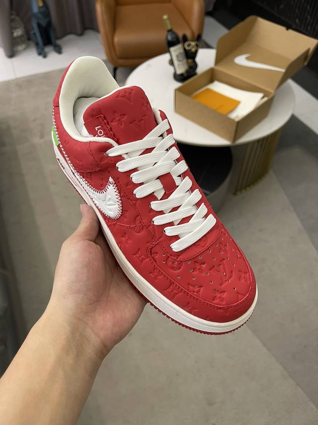 高版本情侣款lv联名 Nik Air Jorda 1 Low Aj1乔丹一代低帮经典复古文化休闲运动篮球鞋 拒绝公底 购置原厂同步原材料 都有细节还原98%原汁