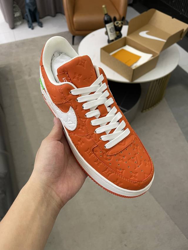 高版本情侣款lv联名 Nik Air Jorda 1 Low Aj1乔丹一代低帮经典复古文化休闲运动篮球鞋 拒绝公底 购置原厂同步原材料 都有细节还原98%原汁