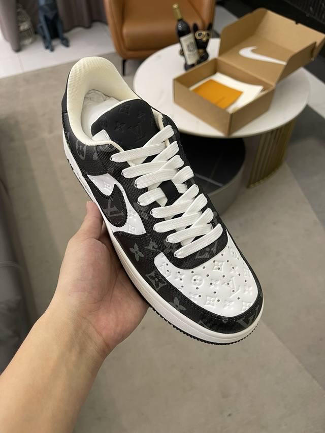 高版本情侣款lv联名 Nik Air Jorda 1 Low Aj1乔丹一代低帮经典复古文化休闲运动篮球鞋 拒绝公底 购置原厂同步原材料 都有细节还原98%原汁