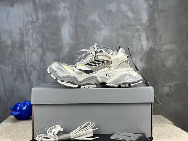 现货 独家版本 Balenciaca巴黎世家 Cargo 网布 圆头系带低帮 生活休闲鞋 尺码：35.36.37.38.39.40.41.42.43.44.45