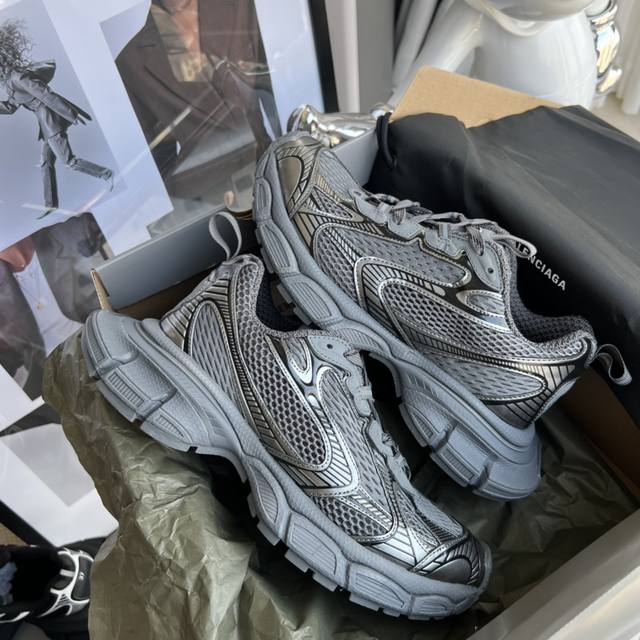 情侣款：顶级版本：女 男 Balenciaga巴黎世家 九代23Ss最新爆款3Xl Sneaker系列 情侣款 休闲 老爹鞋 运动鞋 原版购入开发 做货 Bal