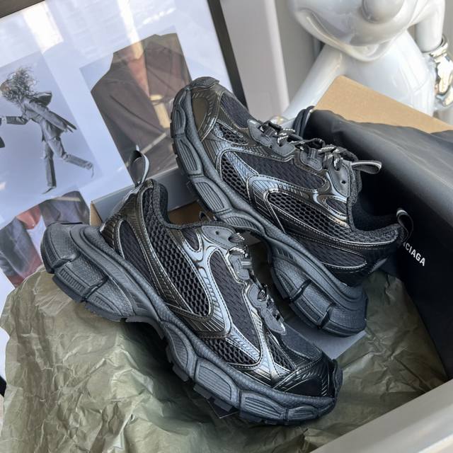 情侣款：顶级版本：女 男 Balenciaga巴黎世家 九代23Ss最新爆款3Xl Sneaker系列 情侣款 休闲 老爹鞋 运动鞋 原版购入开发 做货 Bal