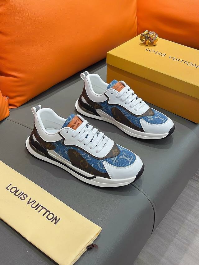 商品名称：Louis Vuitton 路易 威登 正规码数: 38-44 休闲鞋 商品材料：精选 进口牛皮鞋面，柔软羊皮内里；原厂大底。