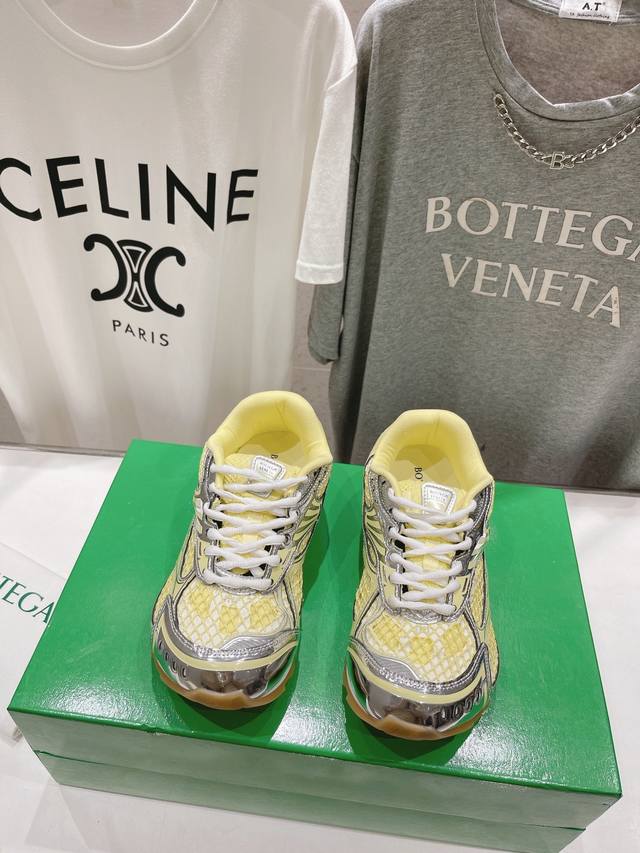 高版本出厂 男款+10 女码先出 Bottega Veneta* Bv Orbit2024最新爆款运动鞋 Bv24全新 Orbit设计师谢幕款 休闲runner