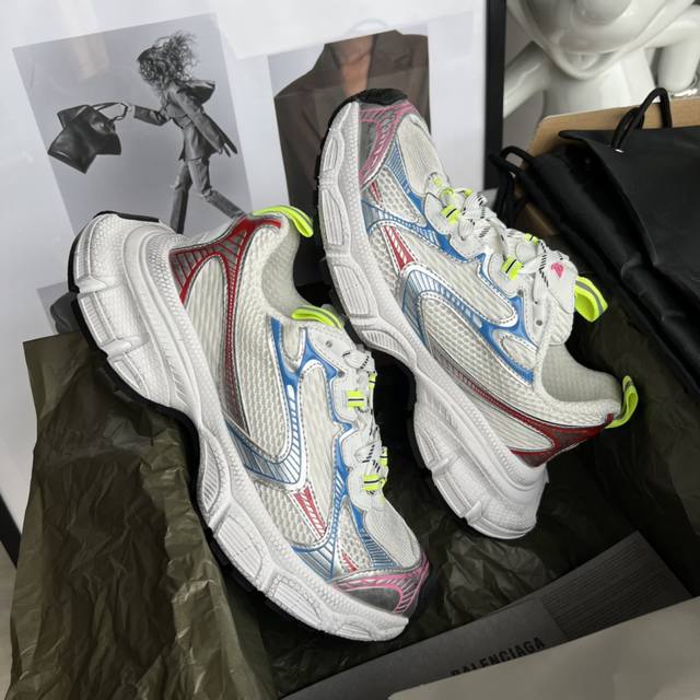 情侣款：顶级版本：女 男 Balenciaga巴黎世家 九代23Ss最新爆款3Xl Sneaker系列 情侣款 休闲 老爹鞋 运动鞋 原版购入开发 做货 Bal