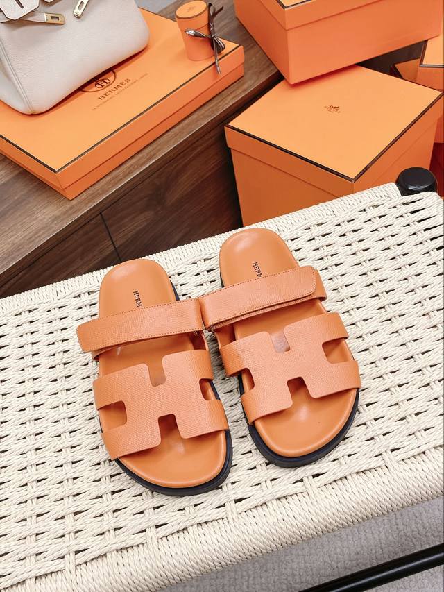 Hermes 全新 Hermes 爱马仕 永恒不变的 H拖 现货发售 大底：进口意大利原版底 Size：35-39 40订做不退换