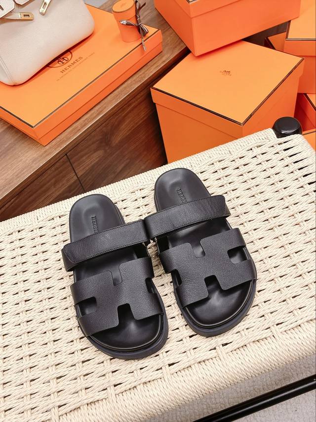 Hermes 全新 Hermes 爱马仕 永恒不变的 H拖 现货发售 大底：进口意大利原版底 Size：35-39 40订做不退换