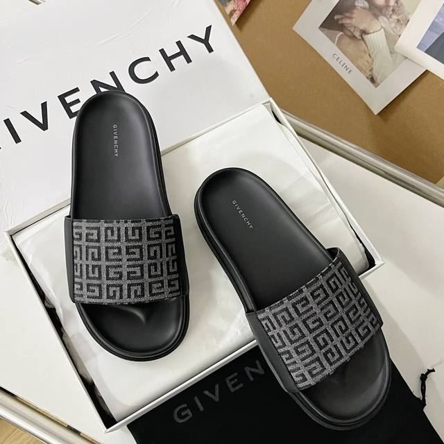 顶级版本： Givenchy纪梵希 夹脚 一字拖 交叉凉鞋 厚底 拖鞋 沙滩鞋 原版购入开发 做货 2024夏季新款黑马单品,海内外时尚博主纷纷上脚大秀，火遍海