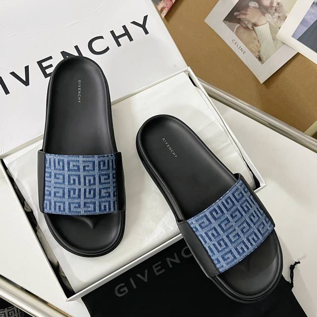 顶级版本： Givenchy纪梵希 夹脚 一字拖 交叉凉鞋 厚底 拖鞋 沙滩鞋 原版购入开发 做货 2024夏季新款黑马单品,海内外时尚博主纷纷上脚大秀，火遍海