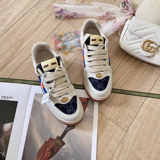 Gucci 古驰20234顶级专柜 代购系列 官网上新 全球同步 古驰顶级情侣脏脏鞋 情侣鞋 古驰情侣 Gucci鞋控 小红书热搜常客 情侣穿搭oot