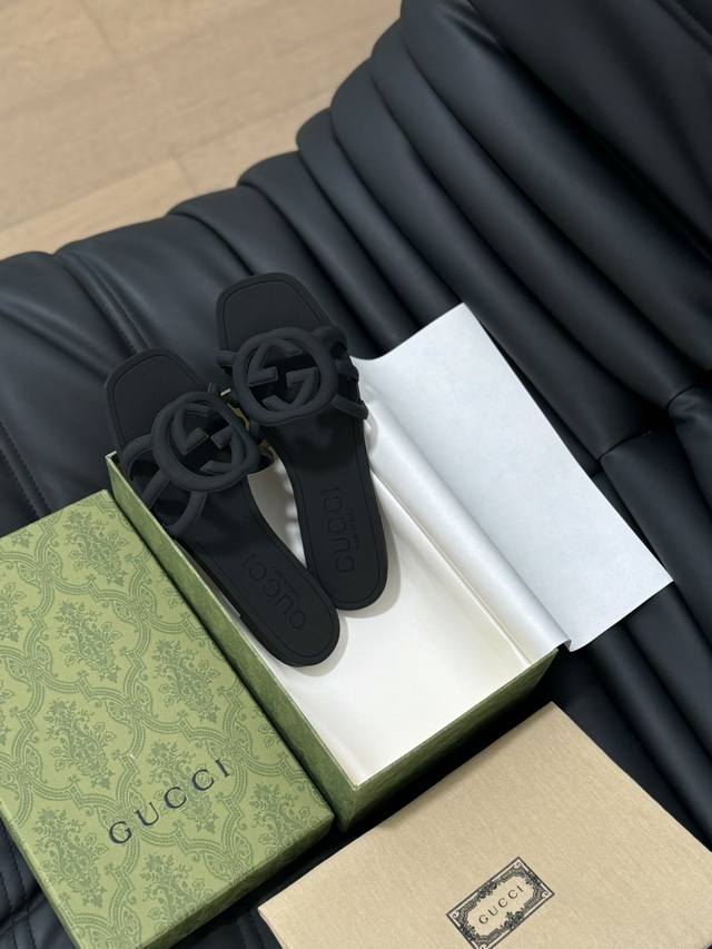 Gucci 2024最新款果冻拖鞋 高版本tpu材料 跑量价 Size: 35-41