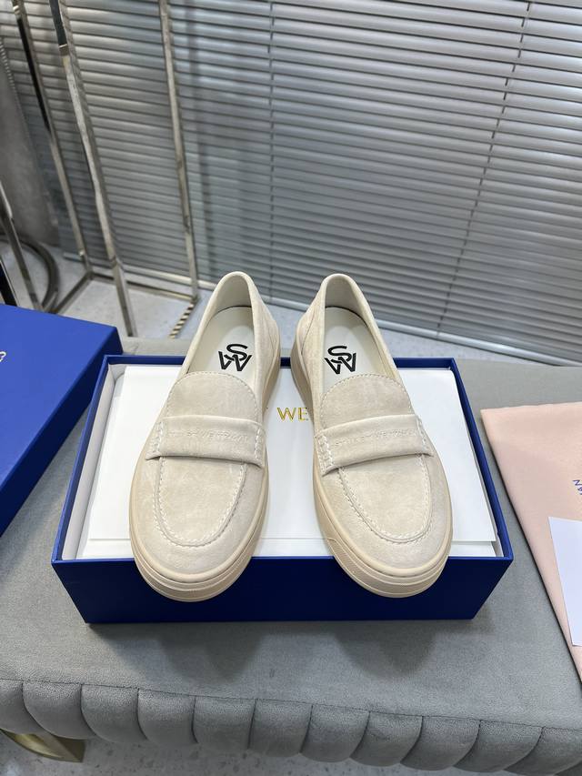 出厂 Sw Maverick Soho Loafer 早秋新款厚底学院风乐福鞋 面料：进口麂皮 内里：羊皮 大底：原版橡胶防滑底 Size：#35-41 40