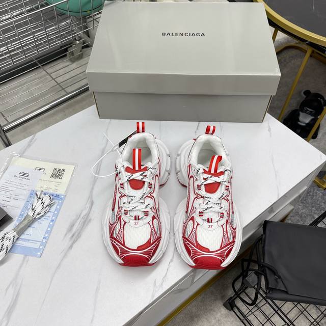 出厂 莞版顶级版本 区分市面广州版本 Balenciaga巴黎世家 九代 最新爆款3Xl Sneaker系列 情侣款 休闲 老爹鞋 运动鞋 原版购入开发 做货