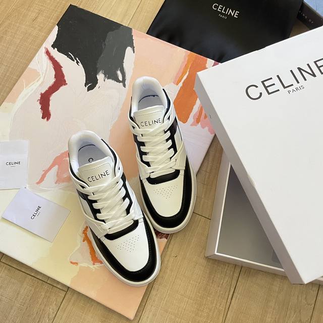 橙子出厂价 Celine 赛琳 最新爆款 凯旋门厚底休闲鞋 情侣款小白鞋板鞋 码数：35-45 男女码