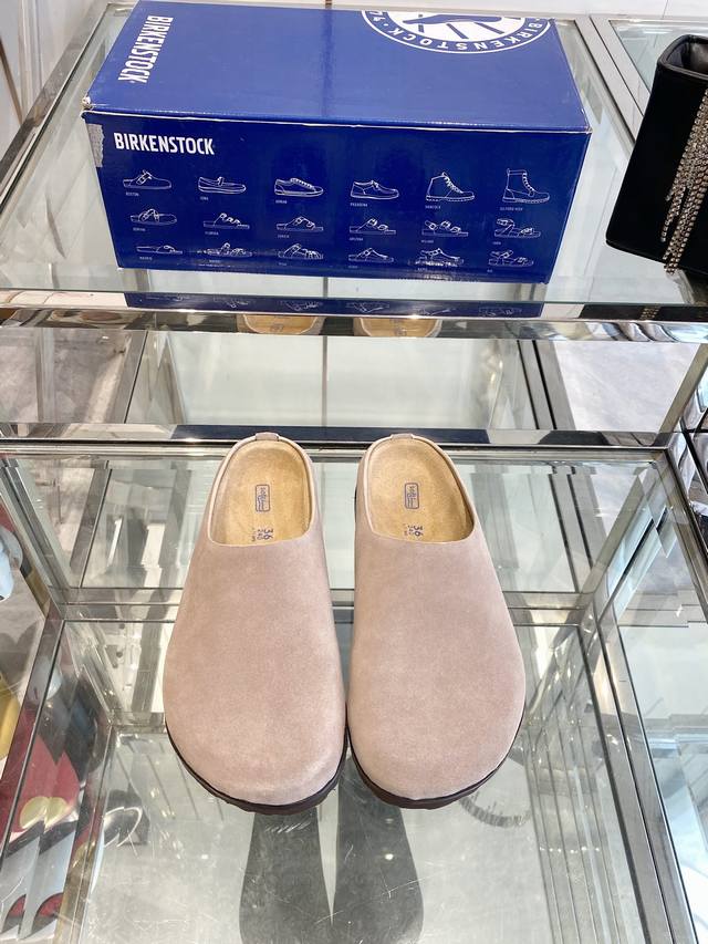 birkenstock 勃肯 24Ss新款 情侣款包头半拖鞋 人体工程学设计 软木乳胶鞋床 轻便舒适 脚感满分 脚蹬上就能走 穿脱超方便 码数：35-45