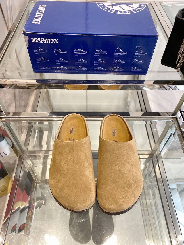 birkenstock 勃肯 24Ss新款 情侣款包头半拖鞋 人体工程学设计 软木乳胶鞋床 轻便舒适 脚感满分 脚蹬上就能走 穿脱超方便 码数：35-45