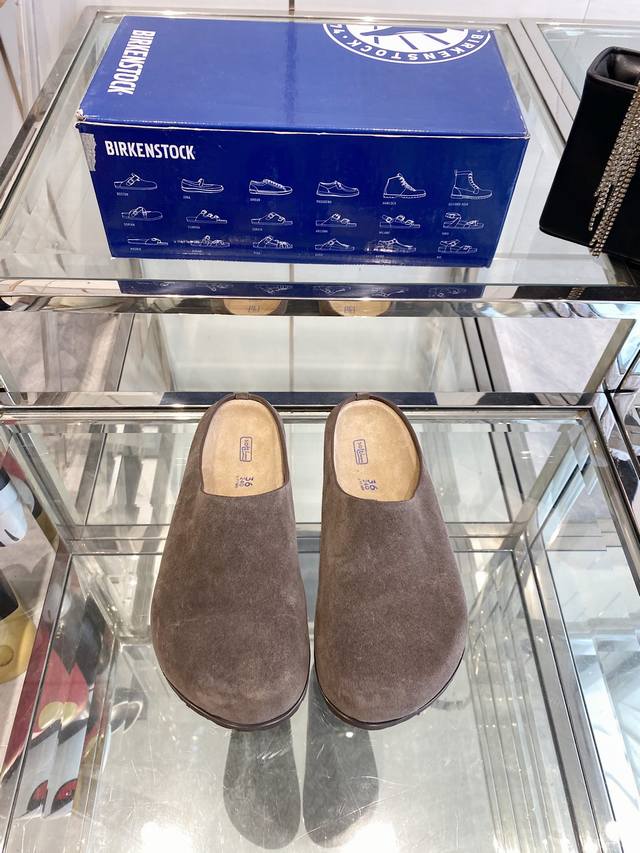 birkenstock 勃肯 24Ss新款 情侣款包头半拖鞋 人体工程学设计 软木乳胶鞋床 轻便舒适 脚感满分 脚蹬上就能走 穿脱超方便 码数：35-45