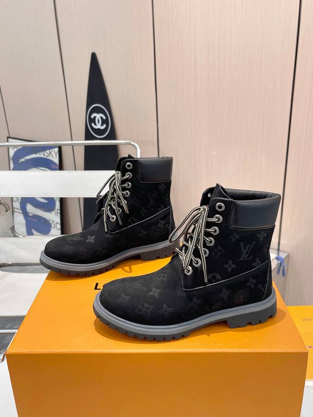 男款+20 情侣款震撼登场！路易威登 X 添柏岚联名真皮大黄靴 .Louis Vuitton X Timberland联名 Via Instagram Lv 2