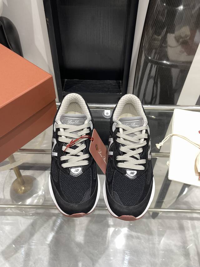 loro Piana 诺悠翩雅 2024Ss新款 Lp X Nb联名款990V6系列情侣款跑鞋休闲运动鞋 Lp纽巴伦联名合作限量版 火爆全网 专柜一鞋难求！众多