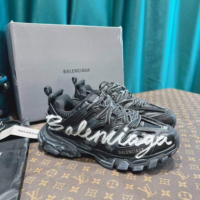 顶级版本 巴黎世家3.0 三代户外概念鞋 Balenciaga Sneaker Tess S.Gomma Maille White Orange 纯原版本 原装