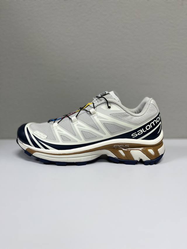 顶级版本 Salomon萨洛蒙 Xt-6 唤山者 低帮 灰白 Size：36 36.5 37.5 38 38.5 39 40 40.5 41 42 42.5 4