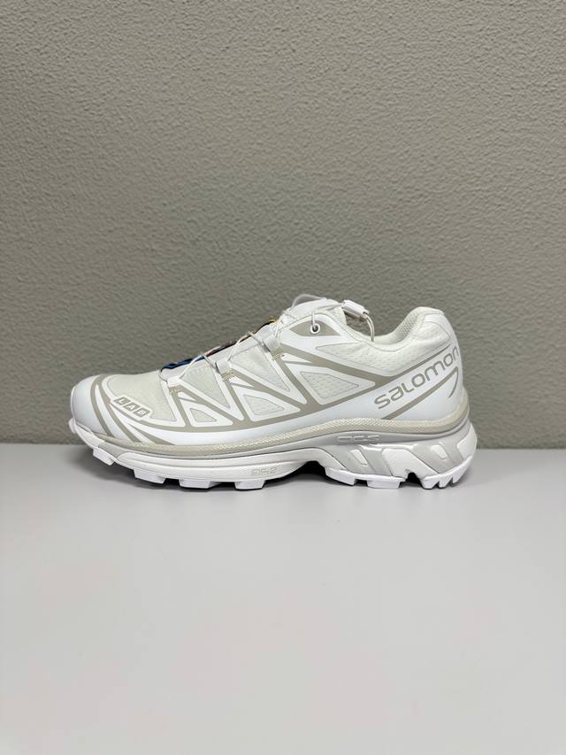 顶级版本 Salomon萨洛蒙xt-6 冰川 低帮 白 Size：36 36.5 37.5 38 38.5 39 40 40.5 41 42 42.5 43 4