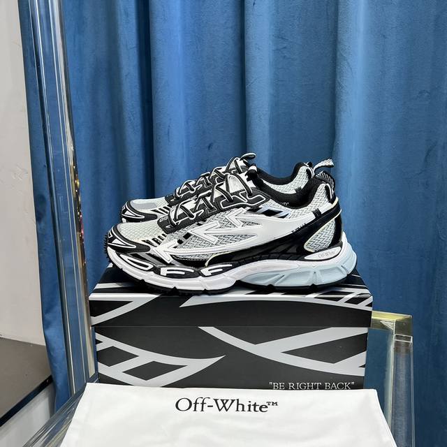 莞产顶级版本off-White C O Virgil Abloh 2024年ow最新款跑鞋 百分百原盒正确版 原楦原纸板数据开发 4层分离大底 鞋面采用3D立体