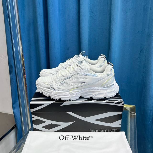 莞产顶级版本off-White C O Virgil Abloh 2024年ow最新款跑鞋 百分百原盒正确版 原楦原纸板数据开发 4层分离大底 鞋面采用3D立体