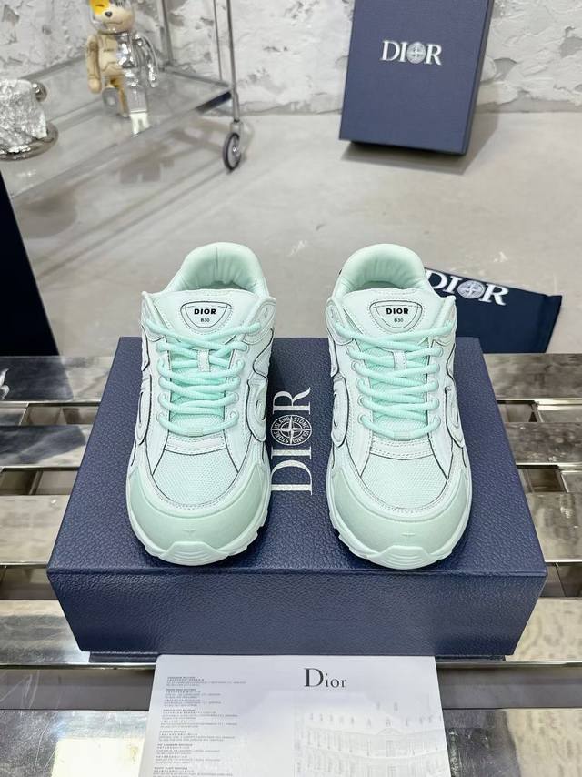 dior P: Size：女35-40男款39-44. 女41.男45.46订做 顶级版本！！！ Dior迪奥x石头岛stone Island 联名款b30系列