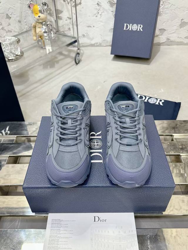 dior P: Size：女35-40男款39-44. 女41.男45.46订做 顶级版本！！！ Dior迪奥x石头岛stone Island 联名款b30系列