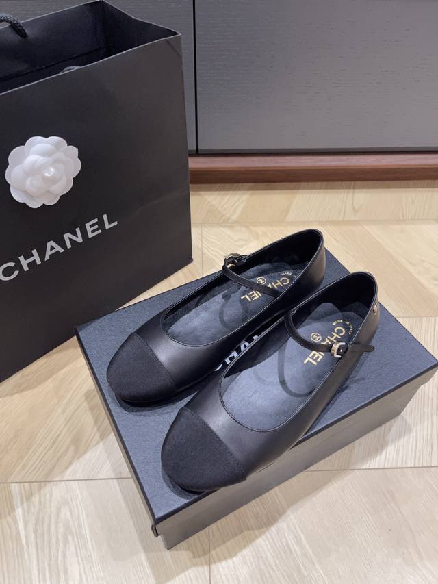 顶级版本 Chanel**24K小香新款玛丽珍 全羊皮真皮底size35 36 37 38 39 订40.41.不退换