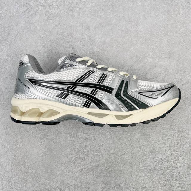 asics Gel-Kayano 14 亚瑟士系列轻量缓震休闲运动跑步鞋 设计师 Hidenori Yamashita 以 Flash 一词为灵感，创造出未来感