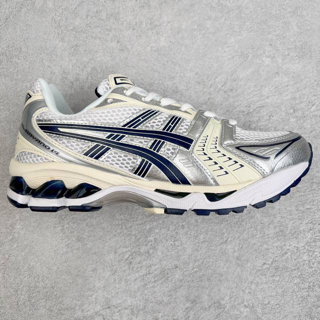 asics Gel-Kayano 14 亚瑟士系列轻量缓震休闲运动跑步鞋 设计师 Hidenori Yamashita 以 Flash 一词为灵感，创造出未来感