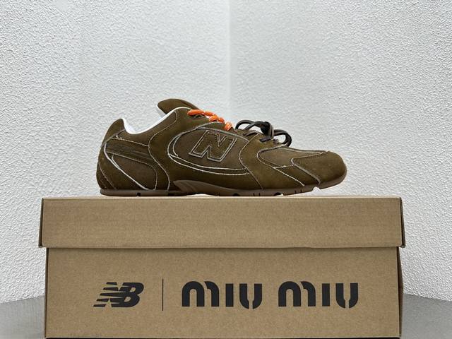 档口现货x 缪缪miu Miu X Nb新百伦new Balance Sl系列低帮经典复古休闲运动慢跑鞋 尺码：36 36.5 37 37.5 38 38.5