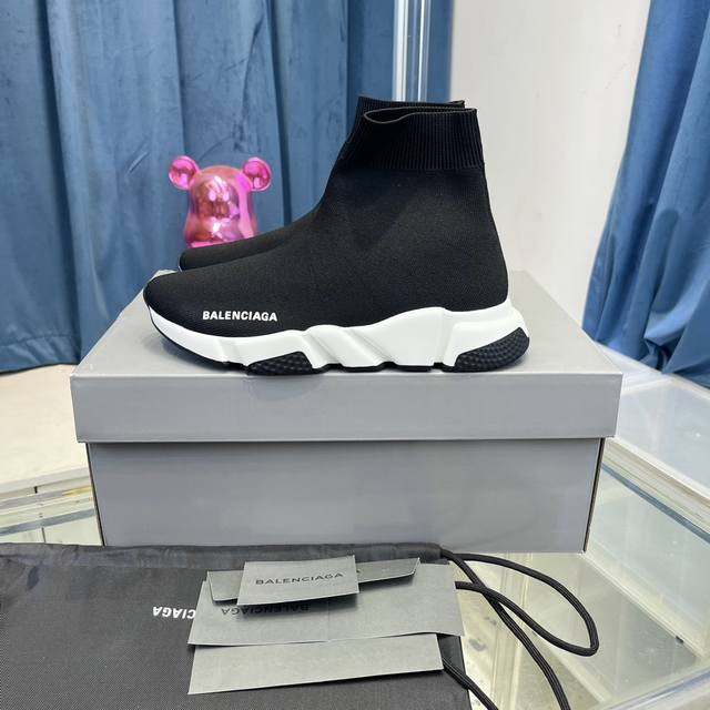 高版本 Balenciaga巴黎世家经典袜子鞋 复古休闲运动鞋 原版一比一做法、鞋面高密度飞织 独家组合大底、正品全套包装、码数：35-45