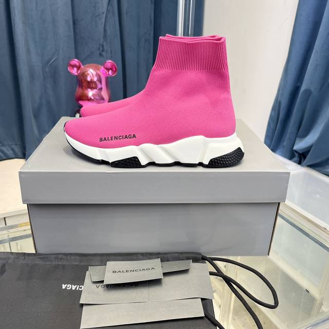 高版本 Balenciaga巴黎世家经典袜子鞋 复古休闲运动鞋 原版一比一做法、鞋面高密度飞织 独家组合大底、正品全套包装、码数：35-45