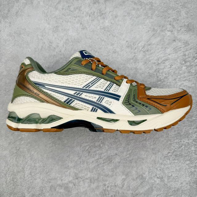 asics Gel-Kayano 14 亚瑟士系列轻量缓震休闲运动跑步鞋 设计师 Hidenori Yamashita 以 Flash 一词为灵感，创造出未来感