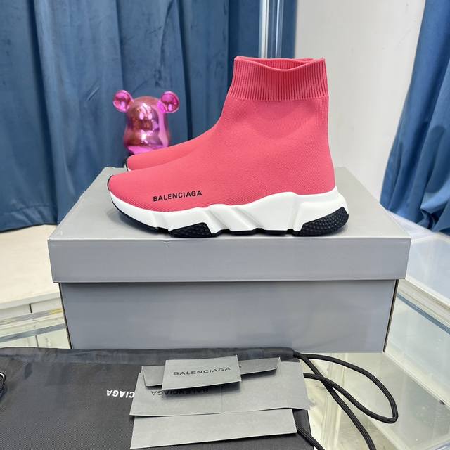 高版本 Balenciaga巴黎世家经典袜子鞋 复古休闲运动鞋 原版一比一做法、鞋面高密度飞织 独家组合大底、正品全套包装、码数：35-45