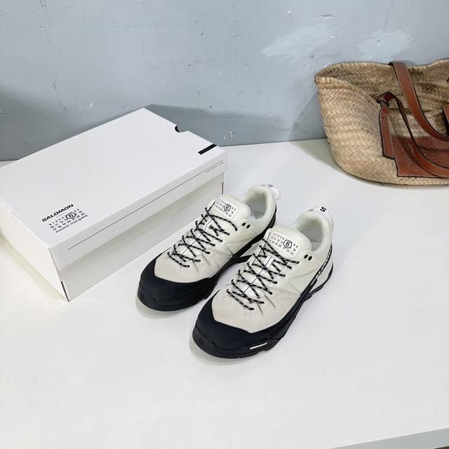 高品质出厂 ！小众潮牌情侣款！Maisonmargiela&Salomon24Ss秋冬mm6联名款 休闲运动厚底登山德比鞋联名 X-Alp系列 情侣款 户外 休