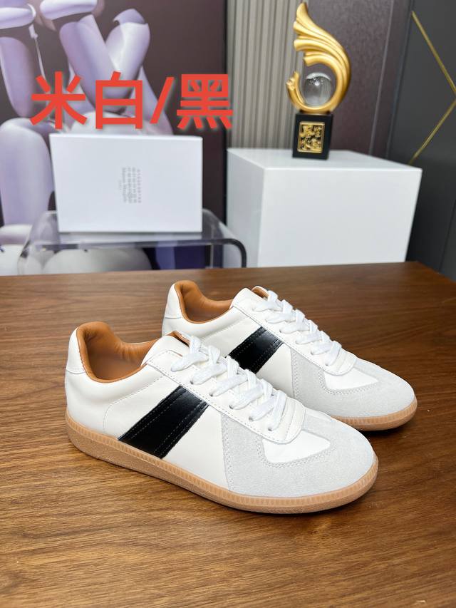 冲量价: 男+10女款35-39男款40-45，Maisonmargiela Mm6德训休闲板鞋，鬼才设计师品牌，一个轻奢品牌大家认识这个品牌也都是因为分趾脚吧