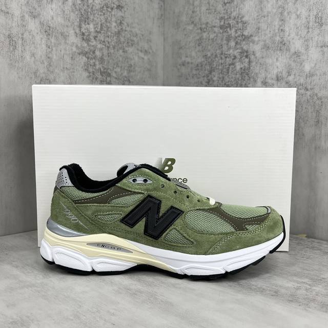 新款上架纯原版本 New Balance 新百伦 990系列 M990Jd3 复古休闲跑步鞋 市售最高版本 真正原厂数据开发 正确卡色原厂皮料冲裁组合 Up纯原