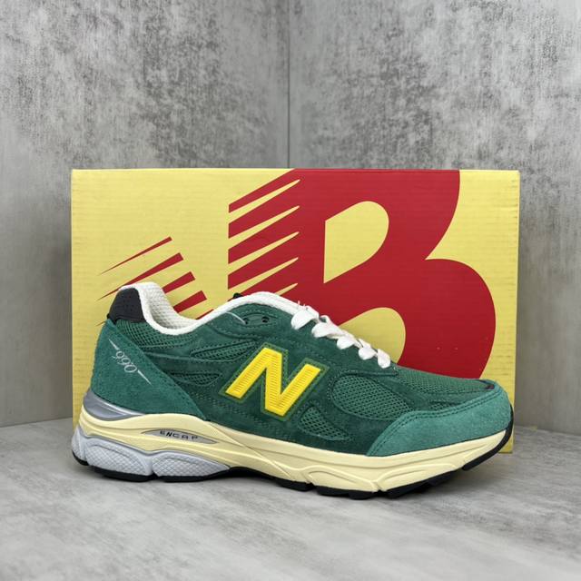 新款上架公司级别 New Balance Nb990系列 高端美产复古休闲跑步鞋 M990Gg3 #采用台产猪巴革及透气网眼材质 原装6层组合底模精密开发 搭载