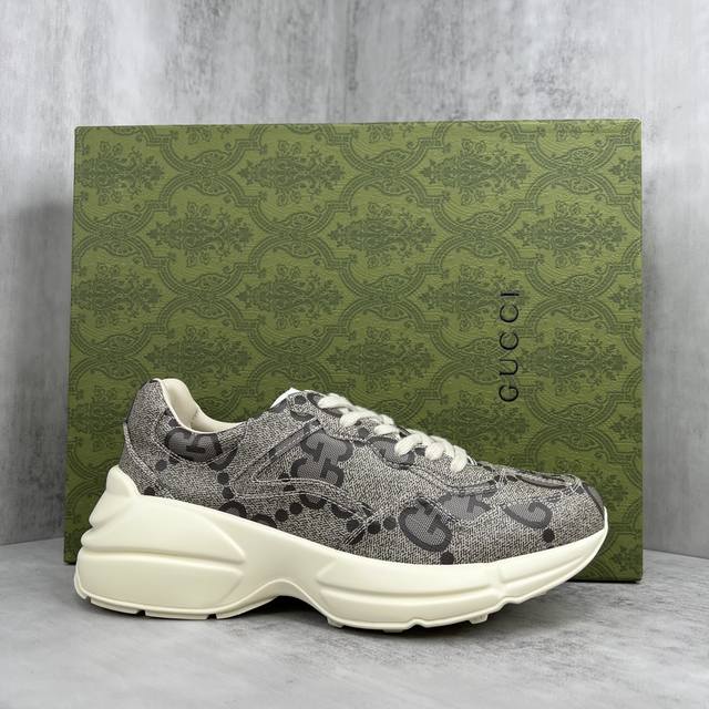 灭世版本国外订单唯一认可版本 Gucci Rhyton Sneaker 系列 原装楦头 原厂大底 原厂档案 之前大货全部出口国外订单 一直压着没供国内市场 因疫