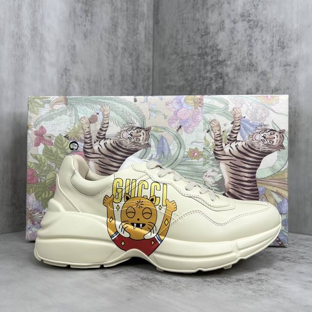 灭世版本国外订单唯一认可版本 Gucci Rhyton Sneaker 系列 原装楦头 原厂大底 原厂档案 之前大货全部出口国外订单 一直压着没供国内市场 因疫