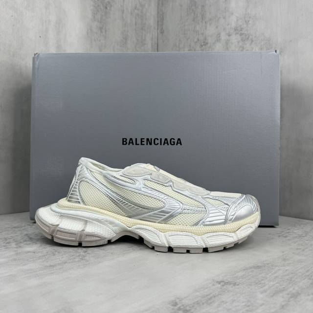 新款上架Balenciaga 3Xl Slip On 官方同步 巴黎世家 圆领 十代潮流跑鞋 W3Xso1000尺码：35 36 37 38 39 40 41